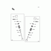 Схема узла: Клапан(ы) для Kawasaki ZX1400 ZZR1400 ABS