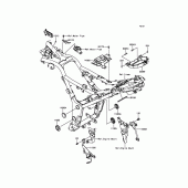 Схема вузла: Кріплення для Kawasaki ER300 Z300