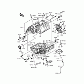 Схема вузла: Картер двигуна для Kawasaki KLE650 Versys 650 ABS