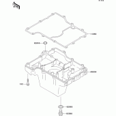 Схема узла: Масляный поддон для Kawasaki ZX750 Ninja ZX-7RR