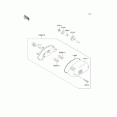 Схема вузла: Taillight(s) для Kawasaki VN800 Vulcan 800
