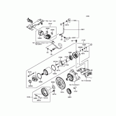 Схема вузла: Starter Motor для Kawasaki ER300 Z300 ABS