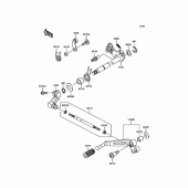 Схема вузла: Перемикач передач Kawasaki ZR1000 Z1000 ABS