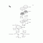 Схема вузла: Meter(s) для Kawasaki EJ800 W800