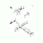 Схема узла: Переключатель передач для Kawasaki VN900 Vulcan 900 Custom