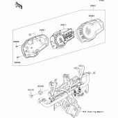 Схема вузла: Meter(s) для Kawasaki ZX1000 Z1000SX ABS