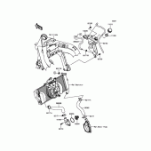 Схема узла: Water Pipe для Kawasaki ER650 ER-6N ABS
