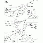 Схема вузла: Turn signals(faf/fbf) для Kawasaki VN1700 VN1700 Classic ABS