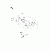 Схема вузла: Taillight(s) для Kawasaki ZX600 Ninja ZX-6R