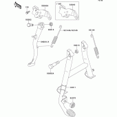 Схема вузла: Stand(s) для Kawasaki EX500 EX500