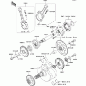 Схема узла: Коленчатый вал для Kawasaki VN1600 VN1600 Classic