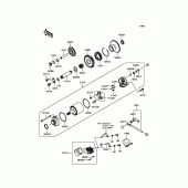 Схема вузла: Starter Motor для Kawasaki ZX1000 Ninja ZX-10R ABS