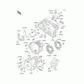 Схема вузла: Engine cover(s) для Kawasaki KL650
