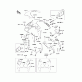 Схема узла: Cowling(1/2) для Kawasaki ZX750 Ninja ZX-7