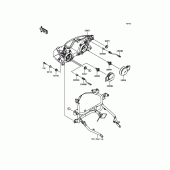 Схема вузла: Headlight(s) для Kawasaki EX300 Ninja 300 ABS