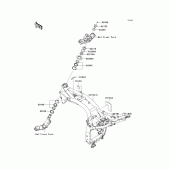 Схема узла: Рама для Kawasaki ZR750 Z750 ABS