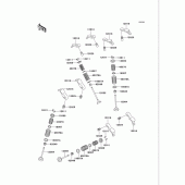 Схема вузла: Клапан для Kawasaki VN750 Vulcan 750