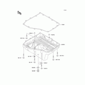 Схема вузла: Oil pan для Kawasaki ZX1200 Ninja ZX-12R
