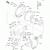 Схема вузла: Headlight(s) для Kawasaki ZR750 ZR-7