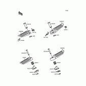 Схема вузла: Підніжки для Kawasaki ZR750 Zephyr