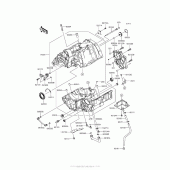 Схема вузла: Картер двигуна для Kawasaki EX650 Ninja 650