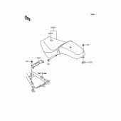 Схема узла: Сиденье для Kawasaki VN250 Eliminator 250V