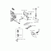 Схема узла: Впрыск топлива для Kawasaki BJ250