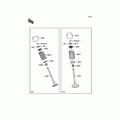 Схема вузла: Клапан для Kawasaki EX400 Ninja 400R ABS