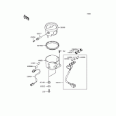 Схема вузла: Панель приладів для Kawasaki BN125 Eliminator