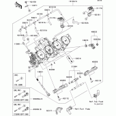 Схема вузла: Throttle для Kawasaki ZX600 Ninja ZX-6R