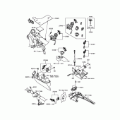 Схема вузла: Замок запалювання для Kawasaki VN1700 Vulcan 1700 Nomad ABS