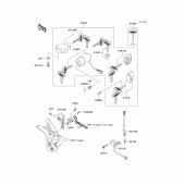 Схема вузла: Ignition switch(vn1500-n2h/n3h) для Kawasaki VN1500 VN1500 Classic FI