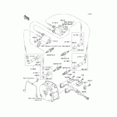 Схема узла: Ignition system для Kawasaki VN1500 Vulcan 1500 Mean Streak