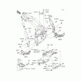 Схема вузла: Кріплення для Kawasaki ZR1000 Z1000