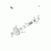 Схема вузла: Balancer для Kawasaki BJ250 Estrella Custom