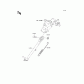 Схема вузла: Stand(s) для Kawasaki ER650 ER-6N ABS