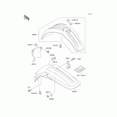 Схема узла: Крыло для Kawasaki KX500