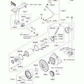 Схема узла: Starter motor для Kawasaki EX250 Ninja 250R