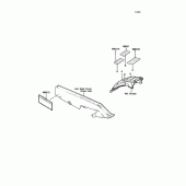 Схема вузла: Інформаційні наклейки для Kawasaki ZX400 Z400FII