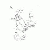 Схема узла: Рама для Kawasaki KLE500