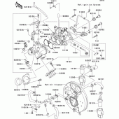 Схема вузла: Throttle(1/2) для Kawasaki VN1600 VN1600 Classic