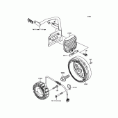 Схема узла: Генератор для Kawasaki KL650 KLR650