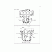 Схема вузла: Болти картера двигуна для Kawasaki ZX1400 Ninja ZX-14