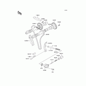 Схема узла: Распредвал & Цепь ГРМ & Натяжитель для Kawasaki KZ1000 Police