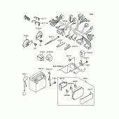 Схема вузла: Електроустаткування для Kawasaki ZR1100 Zephyr 1100