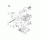 Схема узла: Масляный насос для Kawasaki ZX1400 ZZR1400 ABS