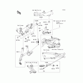 Схема узла: Аксессуары(centerstand) для Kawasaki ZX1400 Ninja ZX-14R ABS