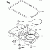 Схема вузла: Маслозбірник для Kawasaki ZX600 Ninja 600R