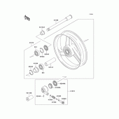Схема вузла: Transom + tube для Kawasaki ZX1100 Ninja ZX-11