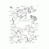 Схема вузла: Cowling (Center) для Kawasaki ZG1400 Concours 14